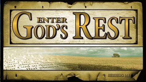 Hebrews 4:11 Let Us Be Diligent To Enter Into Rest (gold)